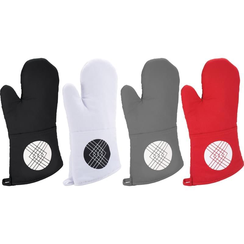 Quilted Cotton Oven Mitt