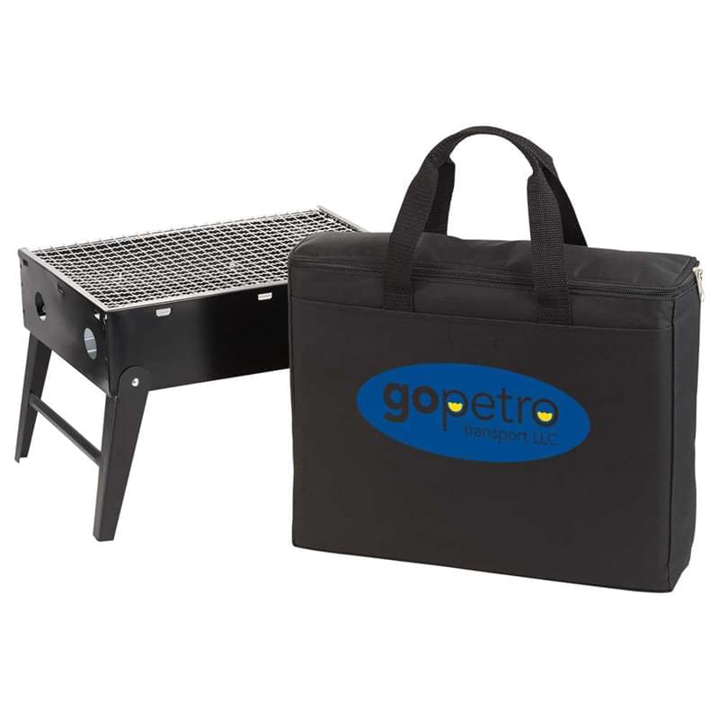 Portable Briefcase BBQ Grill