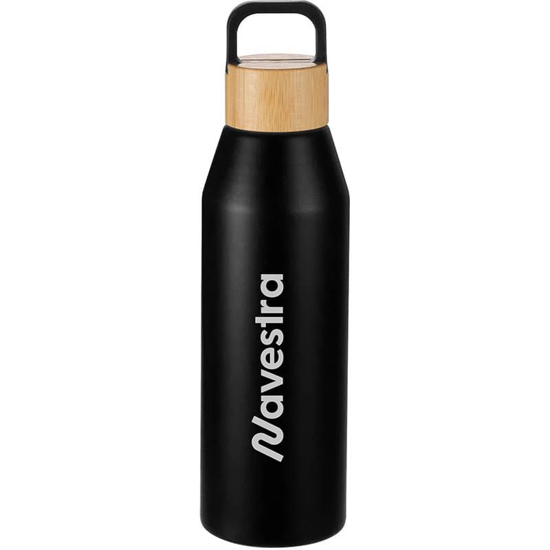 Aspen 24 oz Recycled Bottle with FSC&#174; Bamboo Lid