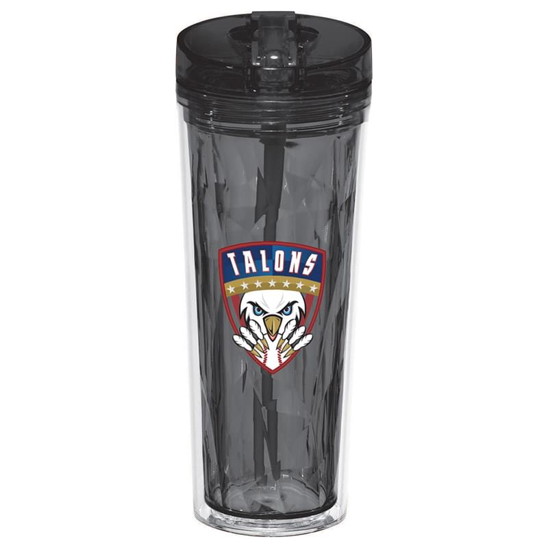 Hot & Cold Flip n Sip Geometric Tumbler 18oz