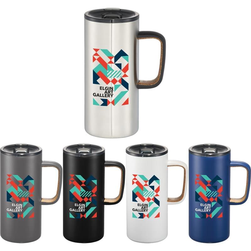 Valhala Copper Vacuum Insulated Mug with Cork 16oz