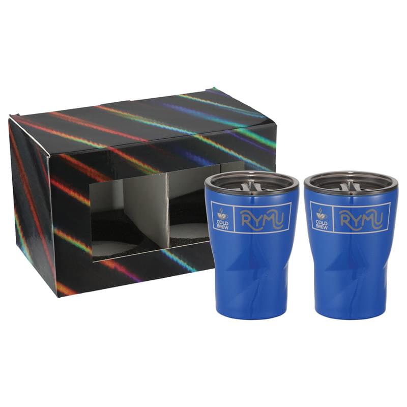 Glacier Tumbler 12oz 2 in 1 Gift Set