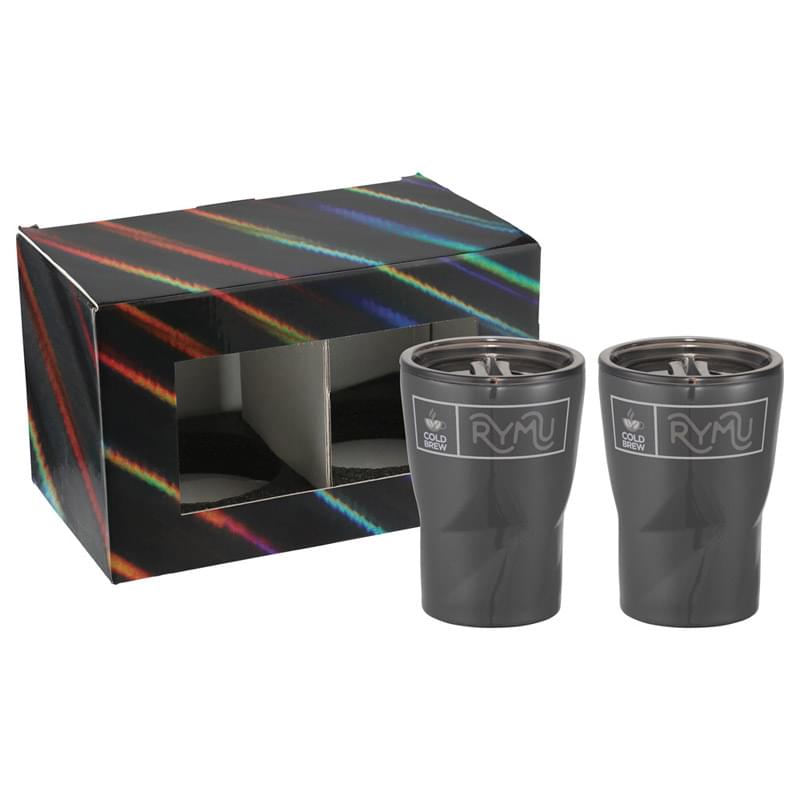 Glacier Tumbler 12oz 2 in 1 Gift Set