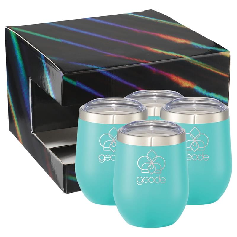 Corzo Cup 12oz 4 in 1 Gift Set