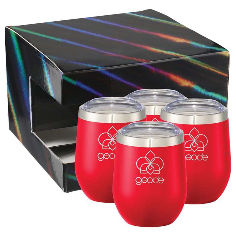 Corzo Cup 12oz 4 in 1 Gift Set