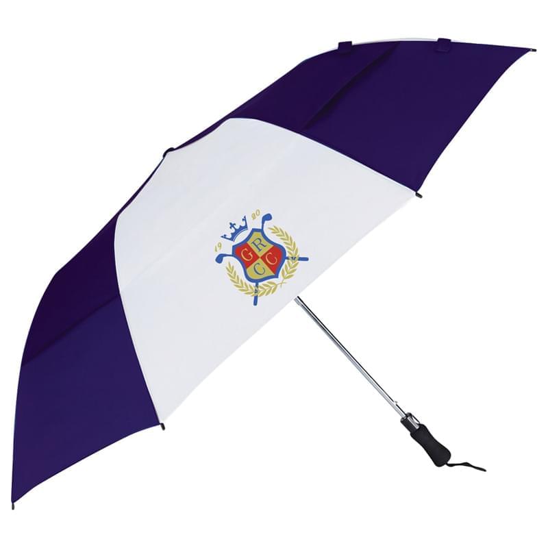 58" Vented Auto Open Folding Golf Umbrella