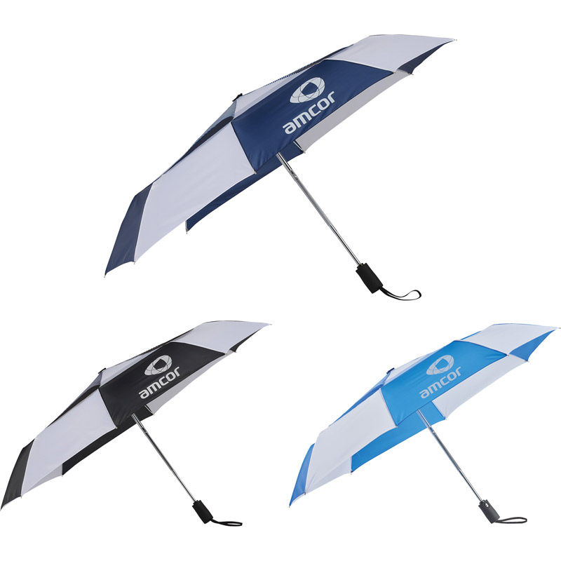 42” Vented, Auto OpenClose Folding Umbrella