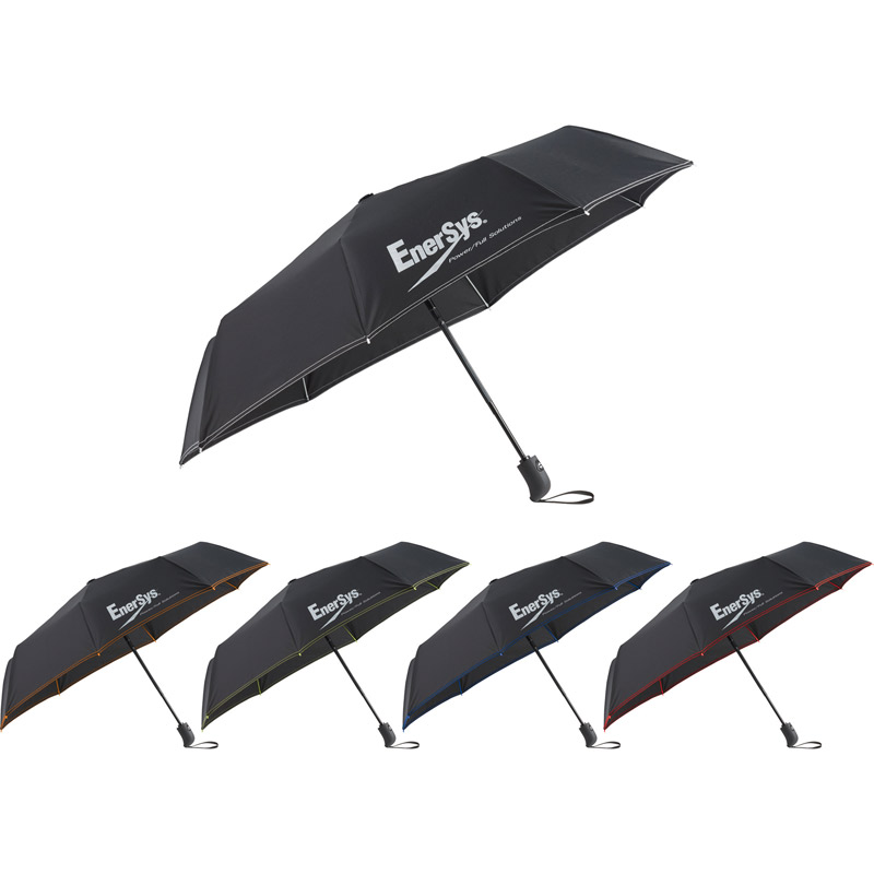 42” Auto OpenClose, Fiberglass Folding Umbrella