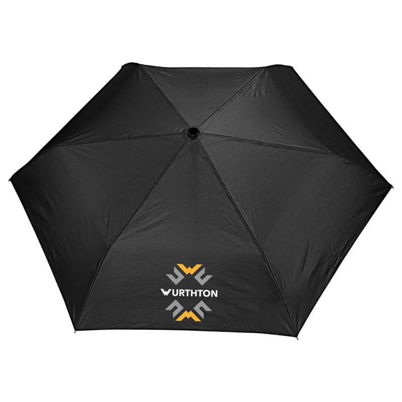 42" Carabiner Clip 3-Section Folding Umbrella
