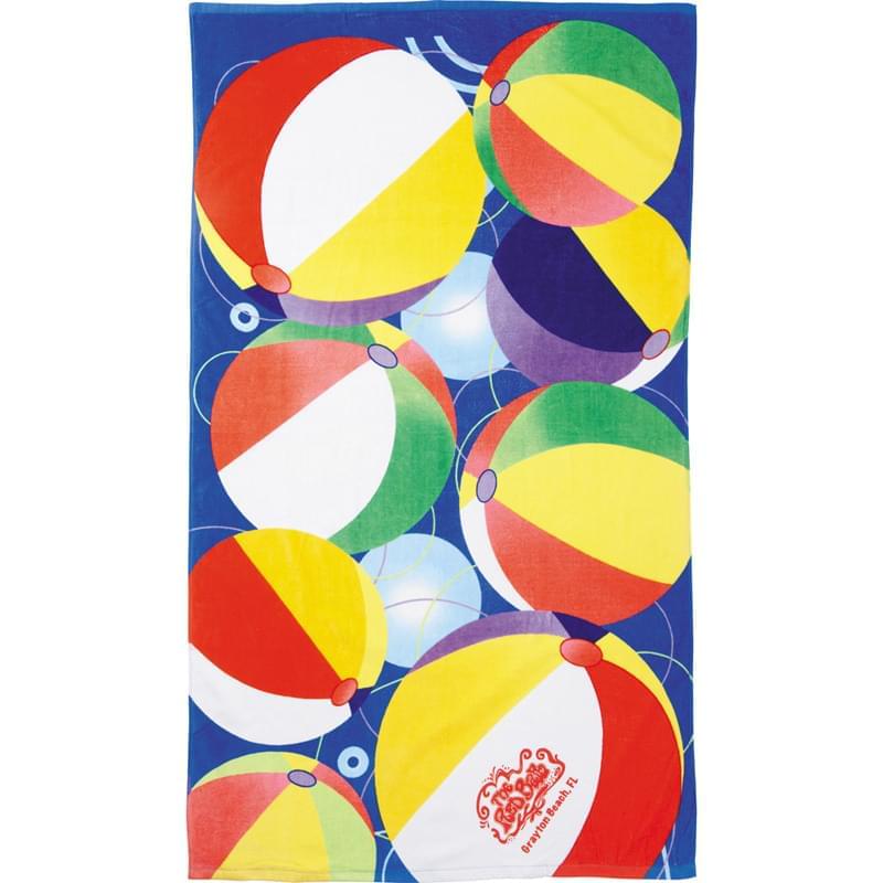 14 lb./doz. Beach Ball Beach Towel