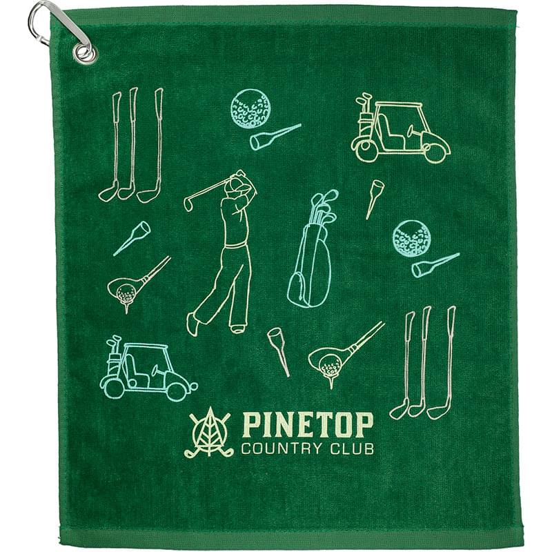 1.3 lb./doz. 18x15in Terry Golf Towel