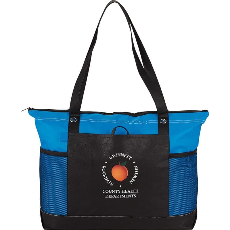 Non-Woven Zippered Convention Tote