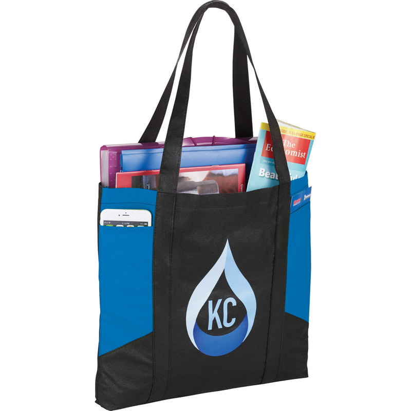 Color Panel Non-Woven Tote