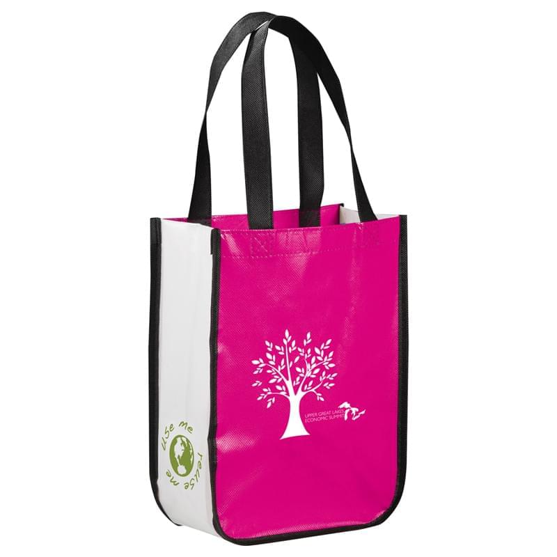 Small Laminated Non-Woven Shopper Tote
