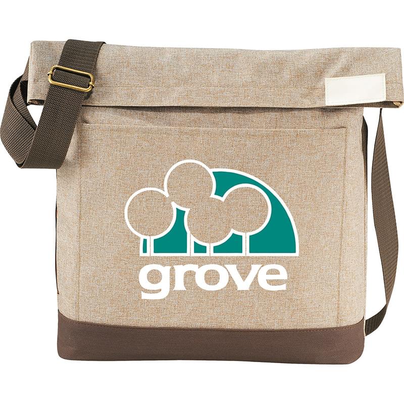 Chambray Foldover 11" Tablet Tote