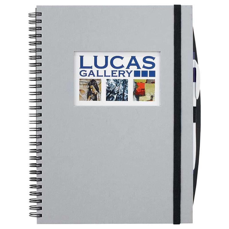 Frame Rectangle Large Hardcover Spiral JournalBook