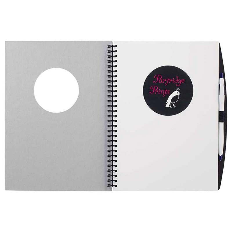 Frame Circle Large Hardcover Spiral JournalBook™