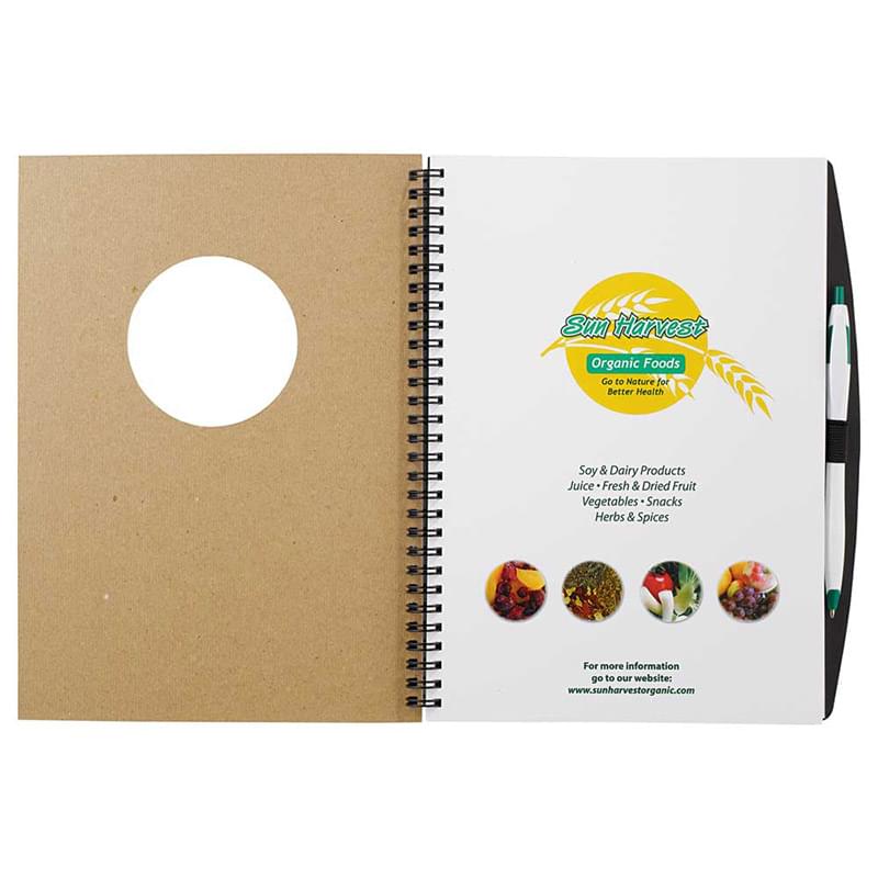 Frame Circle Large Hardcover Spiral JournalBook™