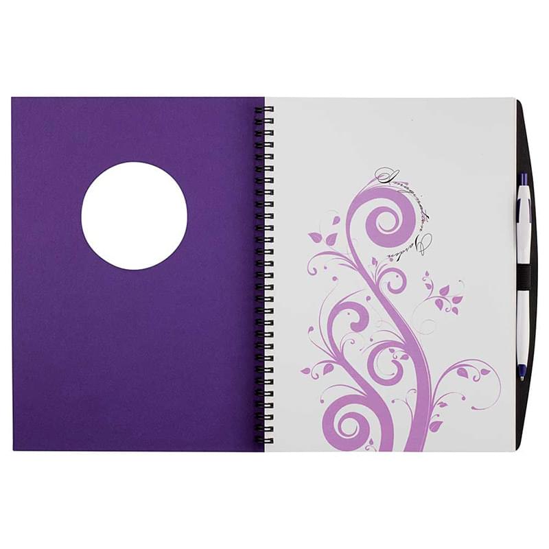 Frame Circle Large Hardcover Spiral JournalBook™