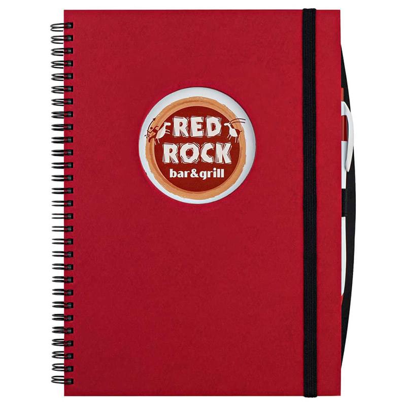 Frame Circle Large Hardcover Spiral JournalBook™
