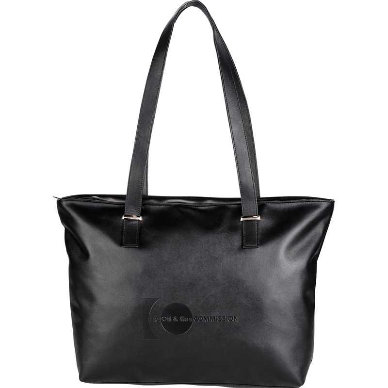 Zippered Vinyl 15" Computer Tote