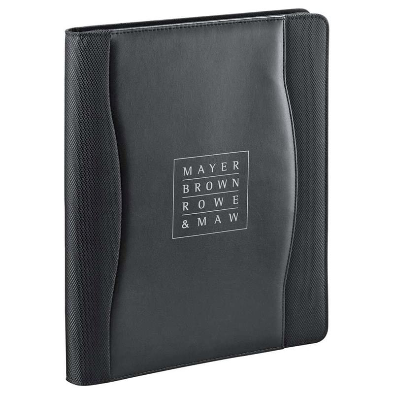 Wave Zippered Padfolio