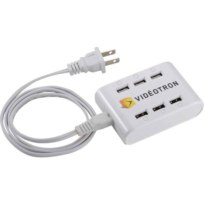 Powertech ETL Certified 6 Port USB Hub
