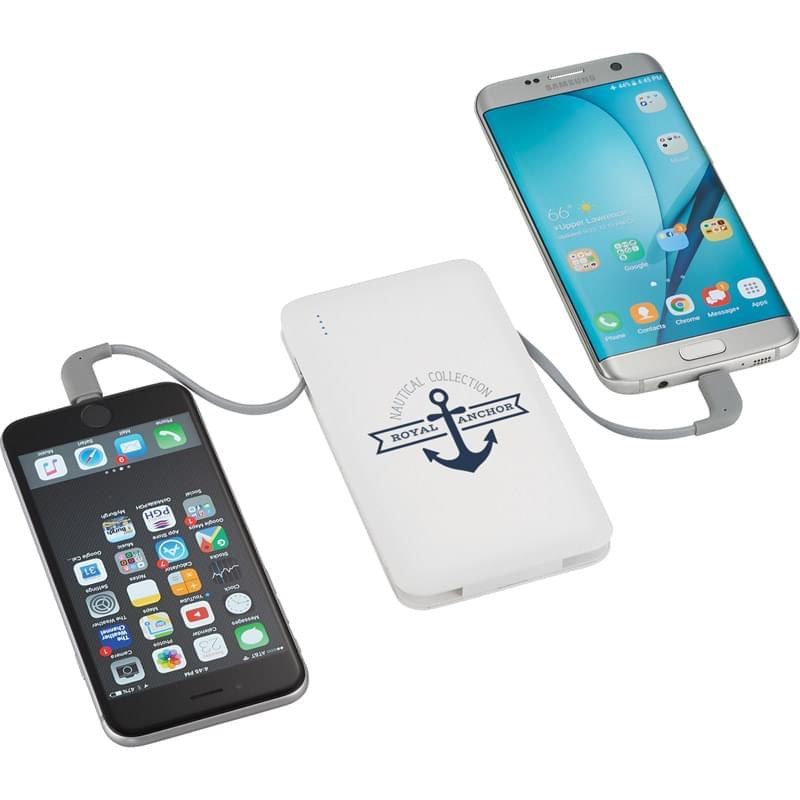 Spectro Power Bank with Integrated MFi 2-in-1 Cable