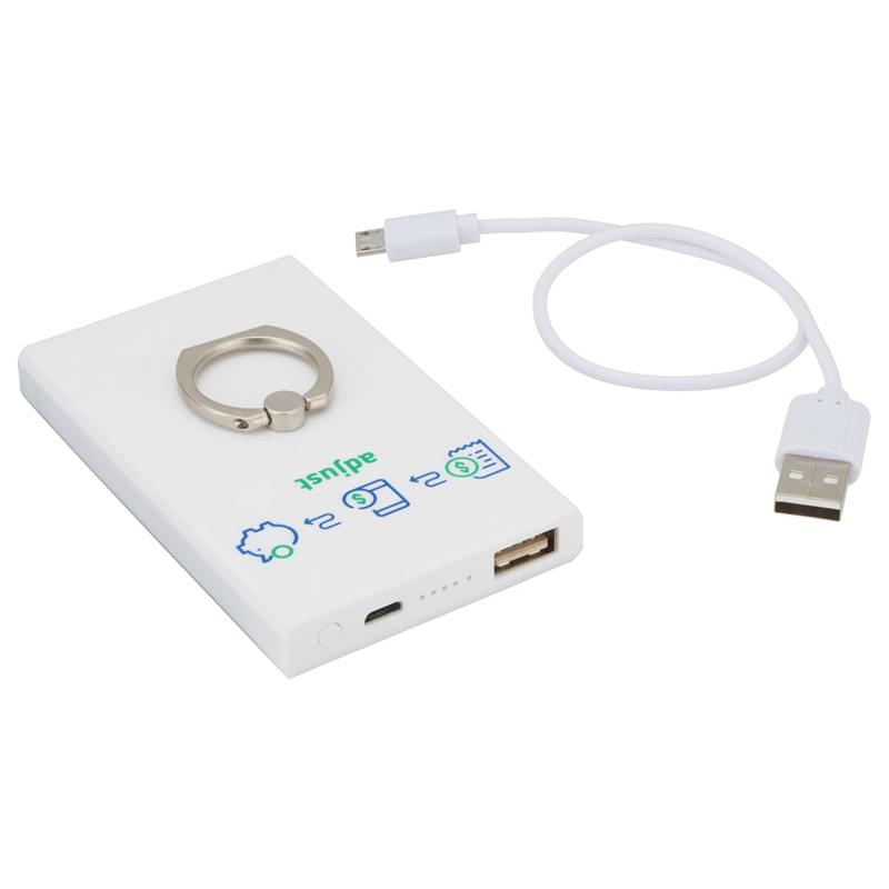 Omega 2500 mAh Ring Holder Wireless Power Bank