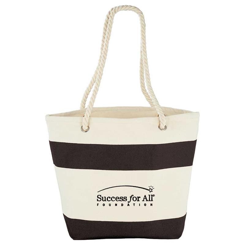 Capri Stripes Cotton Shopper Tote