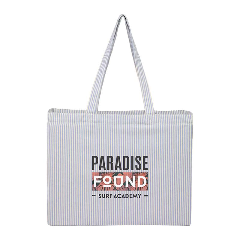 Striped Pacific Recycled Cotton Shopper Tote