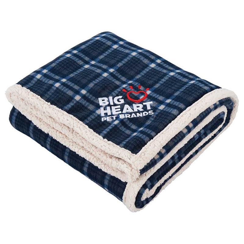 Field & Co.® Plaid Sherpa Blanket