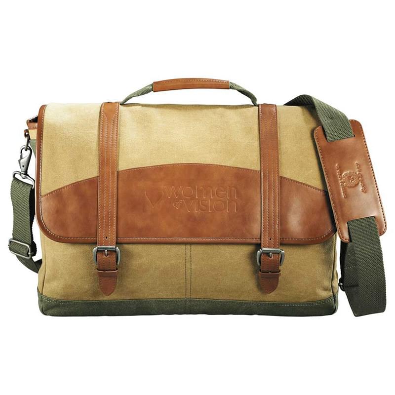 Cutter & Buck Legacy Cotton Compu-Messenger Bag