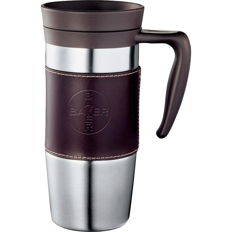 Cutter & Buck® American Classic Leather Mug 14oz