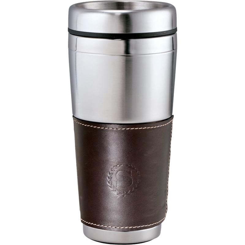 Cutter & Buck® American Classic Leather Tumbler 16