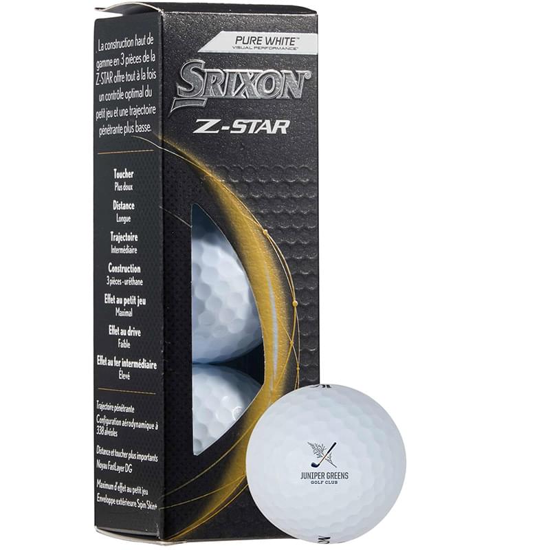 Srixon Z-STAR Golf Balls - 3 Pack