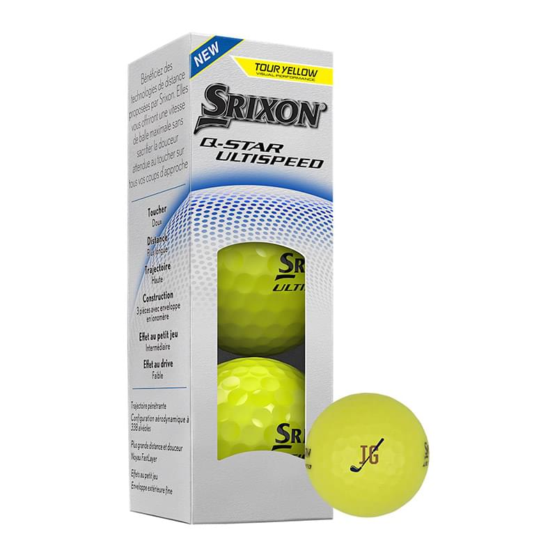 Srixon Q-STAR ULTISPEED Golf Balls - 3 Pack