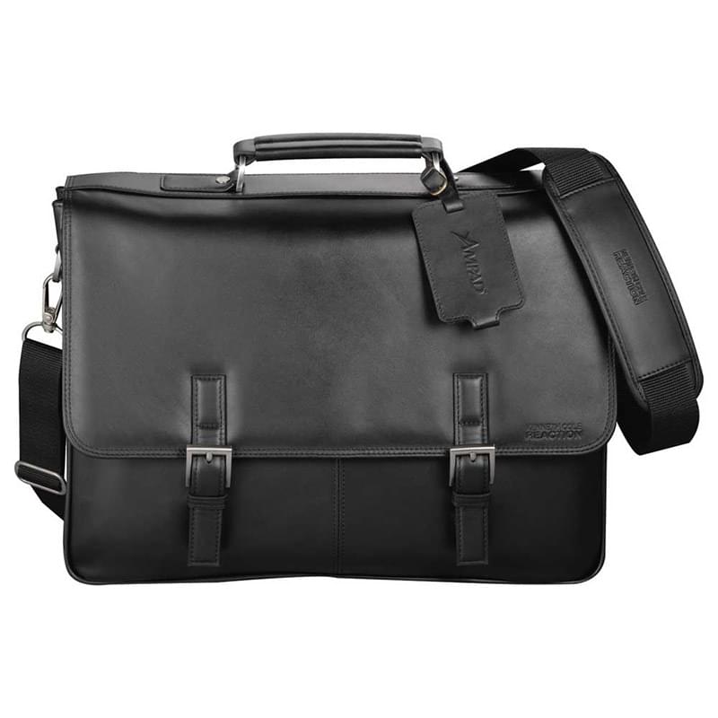 Kenneth Cole Manhattan Leather Compu-Messenger