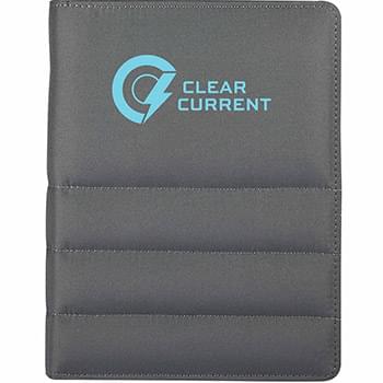 Puffer  Zippered Padfolio with FSC&#169; Recycled Paper