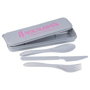 Bamboo Fiber Cutlery Set