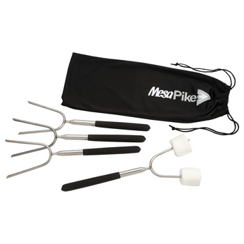 Extendable 34" Roasting Sticks with Carrying Case