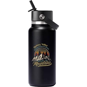 Hydro Flask&#174; Wide Mouth w/ Flex Straw Cap 32oz