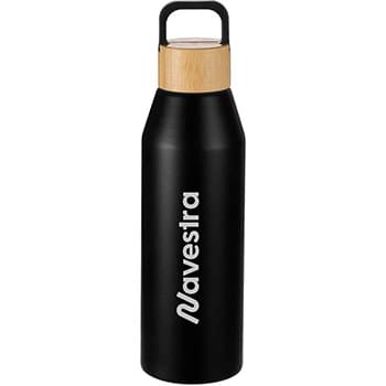 Aspen 24 oz Recycled Bottle with FSC&#174; Bamboo Lid