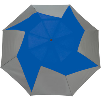 46" Vented, Auto Open Folding PinWheel Umbrella