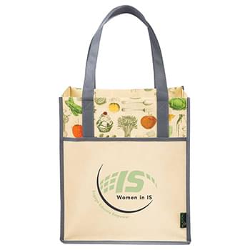 Big Grocery Vintage Matte Laminated Non-Woven Tote
