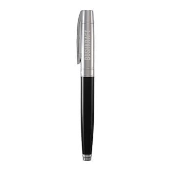 Sheaffer® 300 Glossy Chrome Black Roller Ball