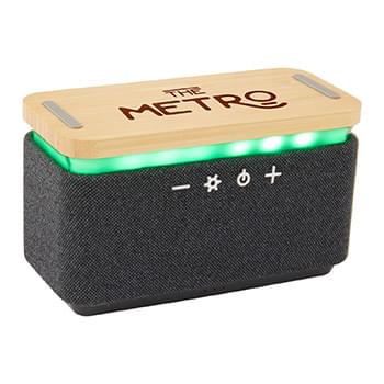 Boost Fabric and Bamboo Wireless Charging Speaker