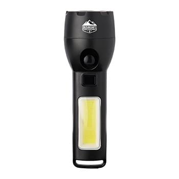 Solar Powered Rechargeable COB Flashlight